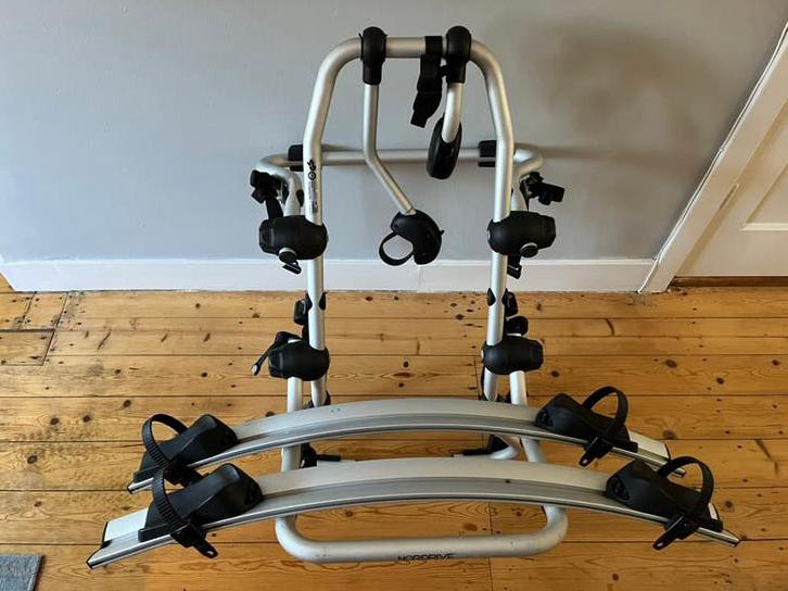 Nordrive Radius 2 fietsendrager voor op auto zonder trekhaak, Gebruikt, Elektrische fiets, 2 fietsen, Achterklepdrager