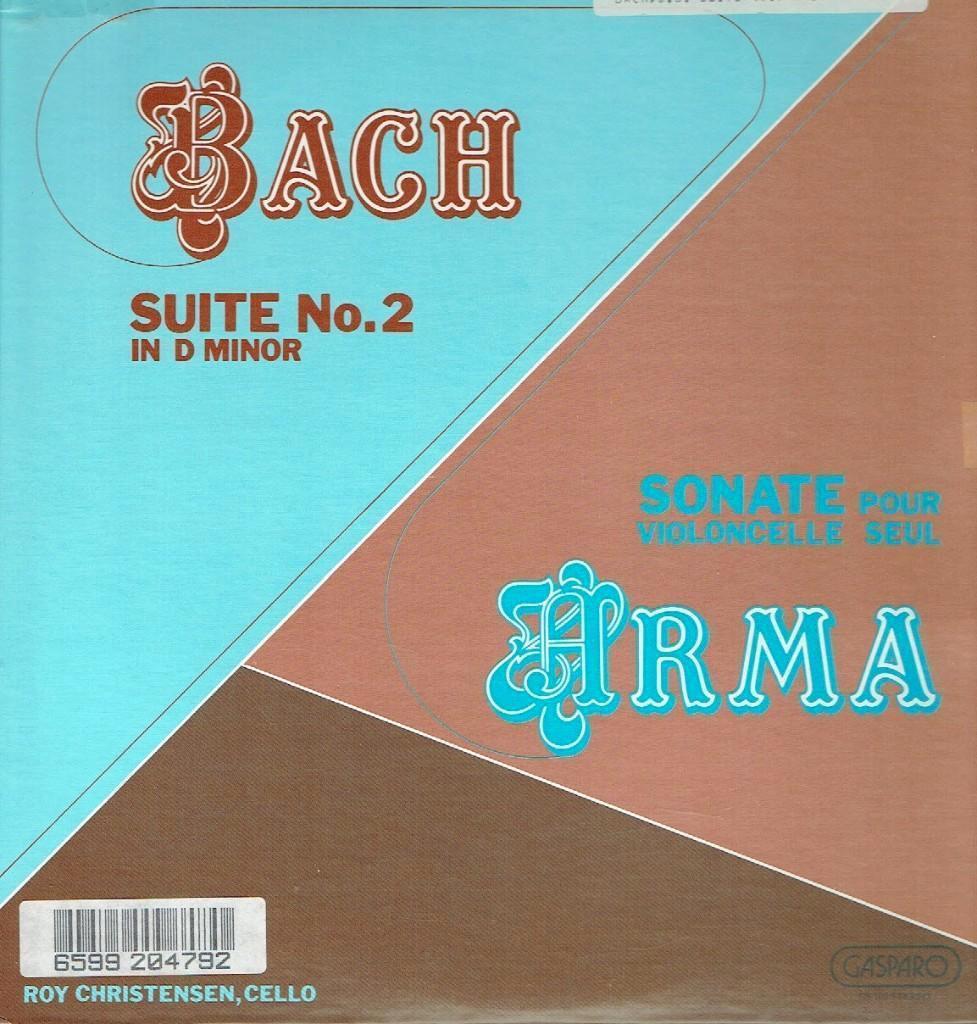 Bach Paul Arma Roy Christensen–Suite 2 Pour Violoncelle Seul, Kamermuziek, Verzenden, Zo goed als nieuw, 12 inch