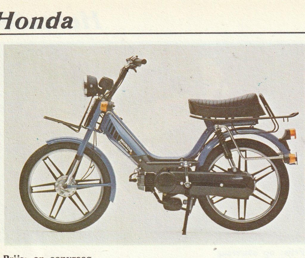 Vintage knipsel 1981 Honda Camino brommer overzicht, Verzenden, Overige typen