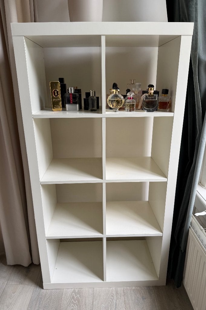 Ikea kast 8 vakken Kallax, Ophalen, Met plank(en), Gebruikt, 50 tot 100 cm