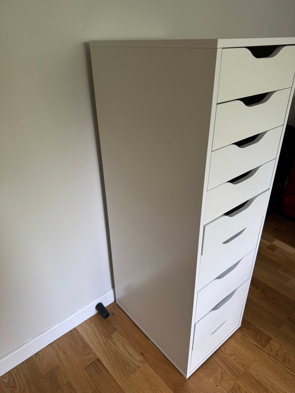 IKEA Alex ladeblok met 9 lades - Wit, Huis en Inrichting, Kasten | Ladekasten, Ophalen, Overige materialen, Minder dan 50 cm, Gebruikt