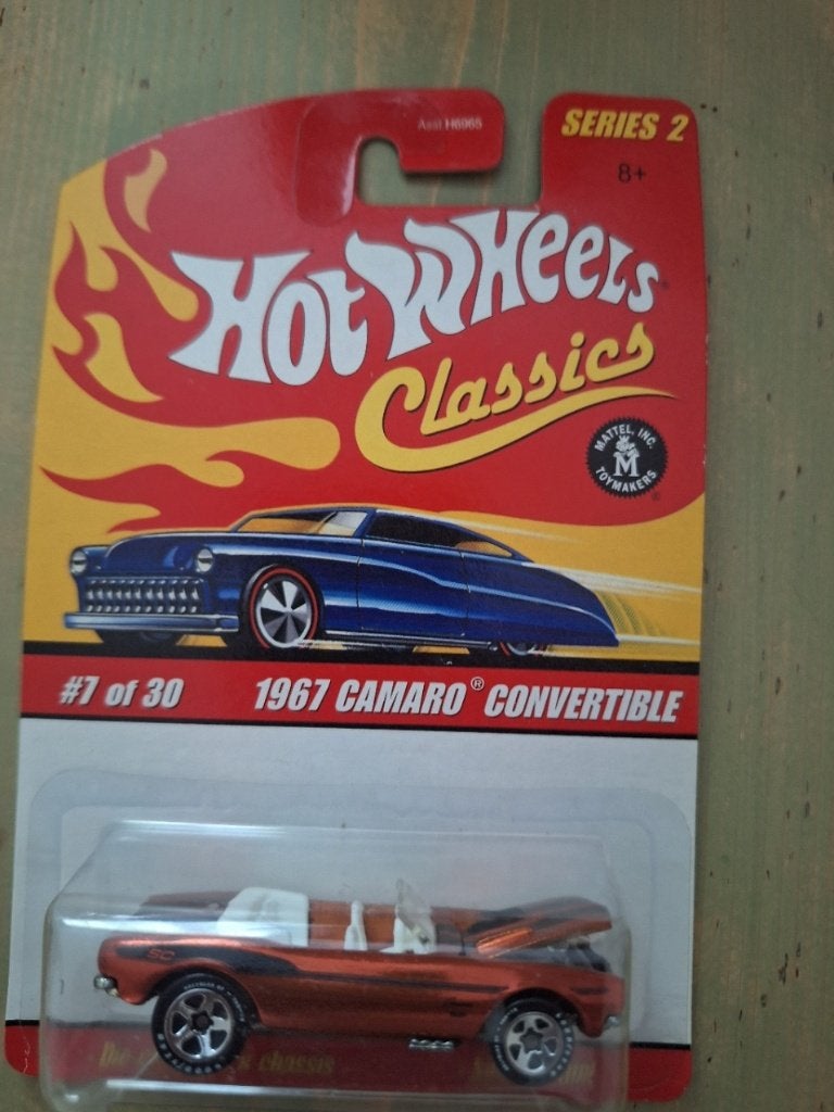 Hot Wheels Classics Series 2 #07 '67 Camaro Convertible, Ophalen of Verzenden, Nieuw, Auto