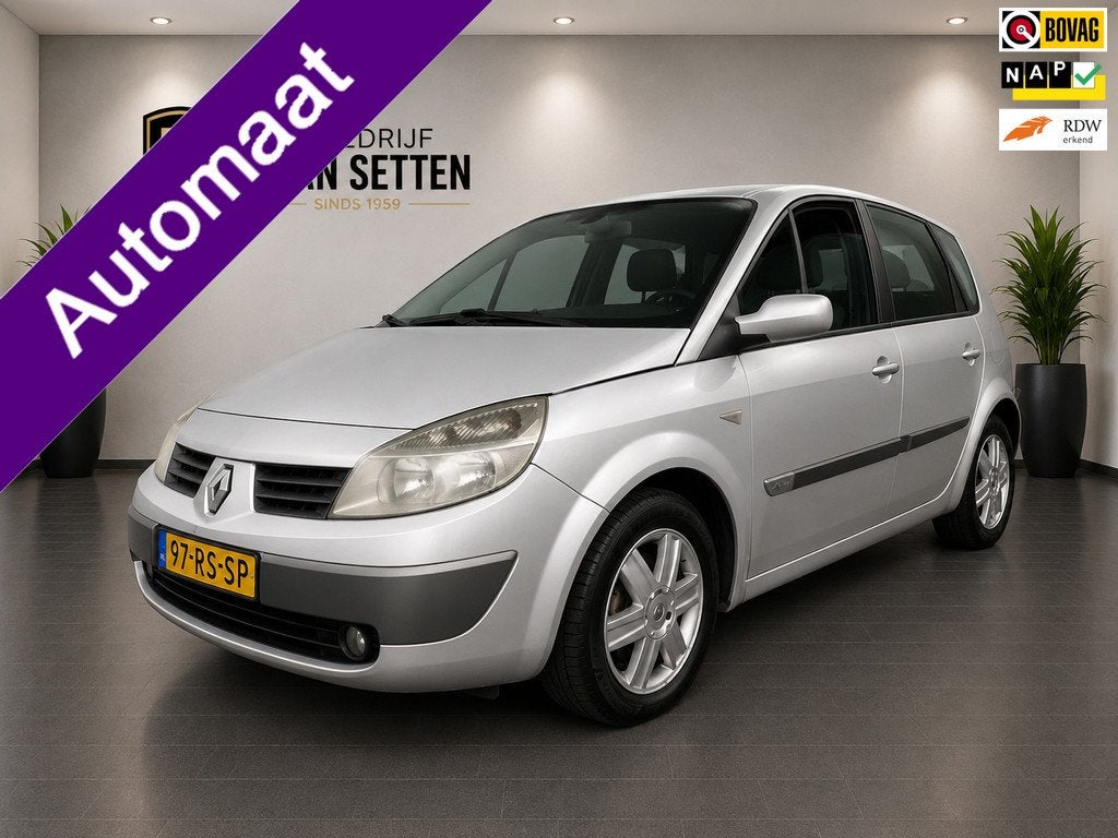Renault Scénic 2.0-16V Automaat Expression Luxe, 1998 cc, Zwart, 4 cilinders, 650 kg