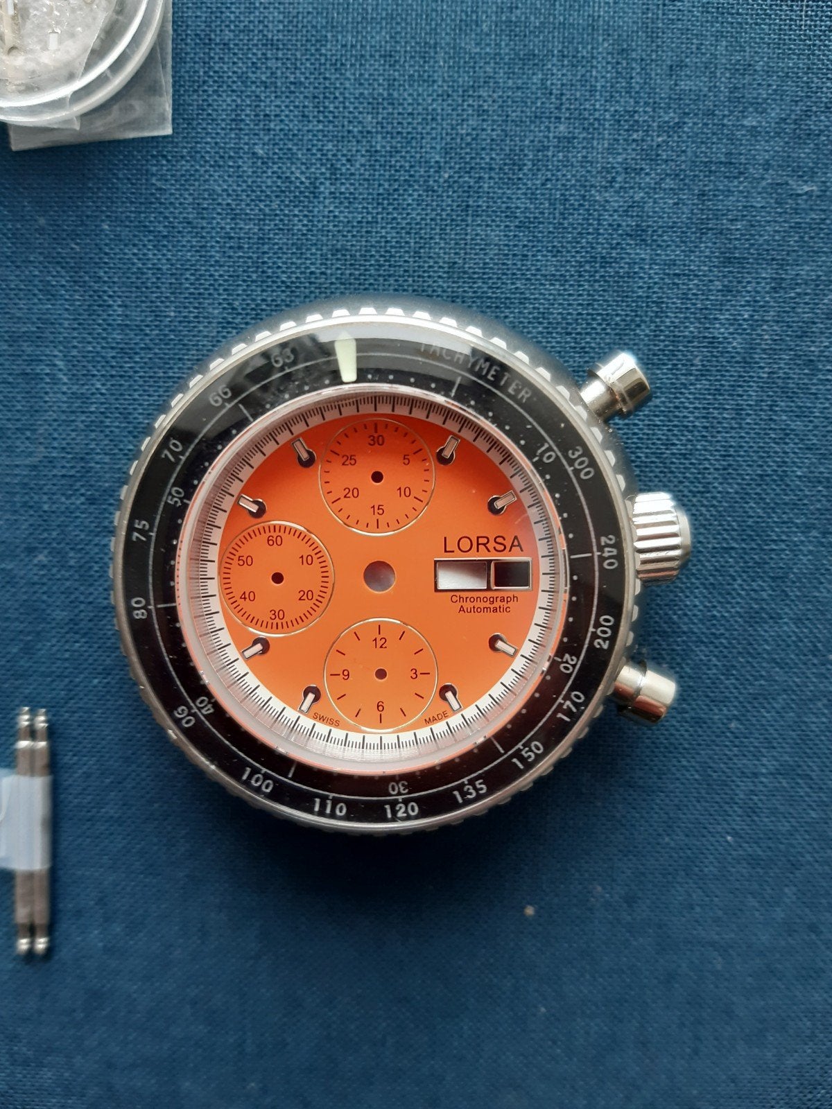 Lorsa 7750 eta bouwset chronograaf, Ophalen of Verzenden, Staal, Overige merken, 1960 of later