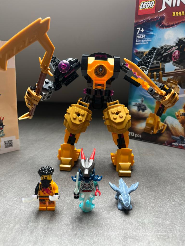 LEGO NINJAGO Arins Spinjitzu, Lego, Ophalen of Verzenden, Zo goed als nieuw, Compleet