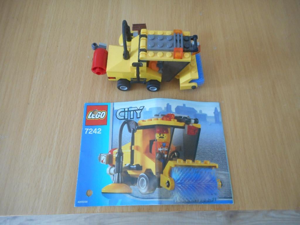 LEGO City 7242 straatveegmachine, Compleet, Lego, Ophalen of Verzenden, Complete set