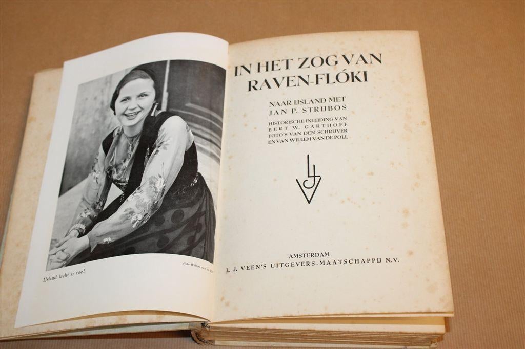 In Zog van Raven-Flóki — IJsland Reisverhaal, Vintage 1936, Ophalen of Verzenden, Gelezen, Europa