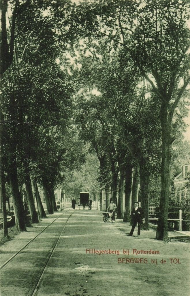 Hillegersberg bij Rotterdam - B-keus - 1906 gelopen, Ophalen of Verzenden, Voor 1920, Gelopen, Zuid-Holland