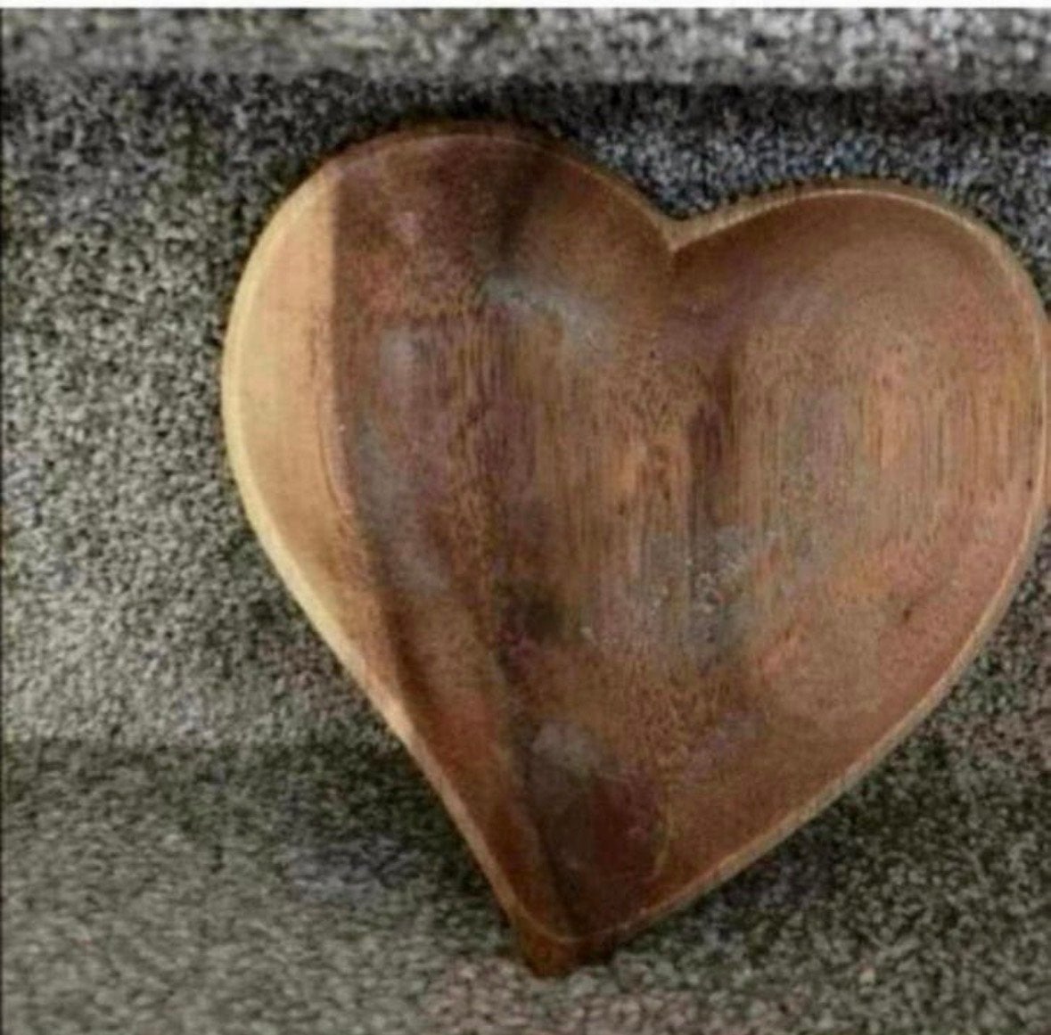 Houten hartvormige schaal - decoratief en uniek, Ophalen of Verzenden, Bruin, Hout, Landelijk