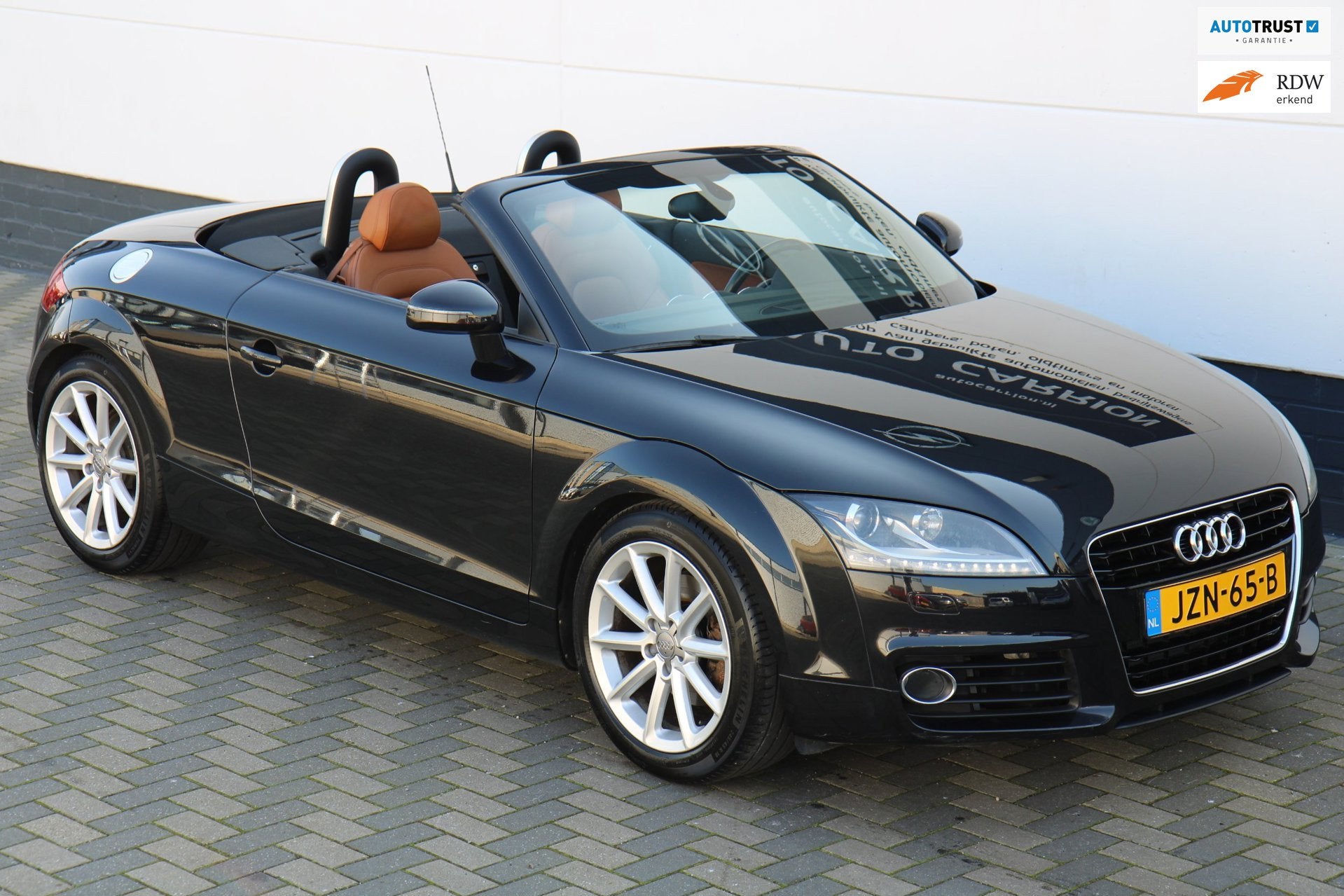 Audi TT Roadster 2.0 TFSI Navi Cruise ECC Leder APK + Beurt, Auto's, Voorwielaandrijving, Gebruikt, 4 cilinders, Zwart