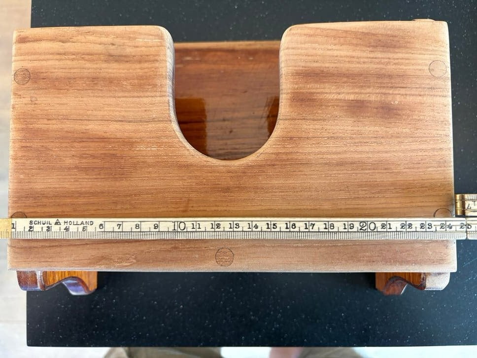 Teak verrekijker houder, Ophalen of Verzenden