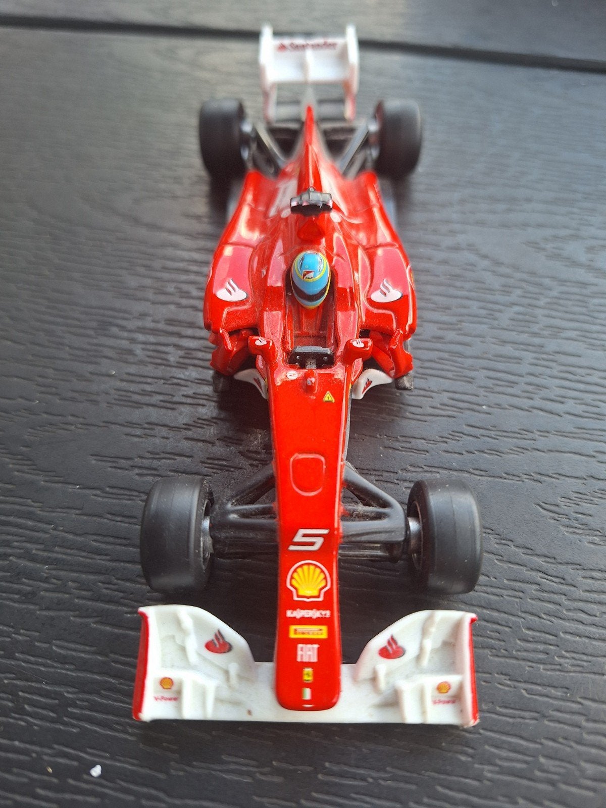 Ferrari F1 Alonso nr5 1:32, Ophalen of Verzenden, Zo goed als nieuw, Auto, Overige merken