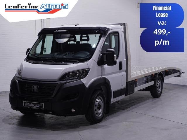 Fiat Ducato 2.2 MJet 140 pk L4 Autotransporter Airco, BPM vr, Voorwielaandrijving, Stof, Gebruikt, 4 cilinders