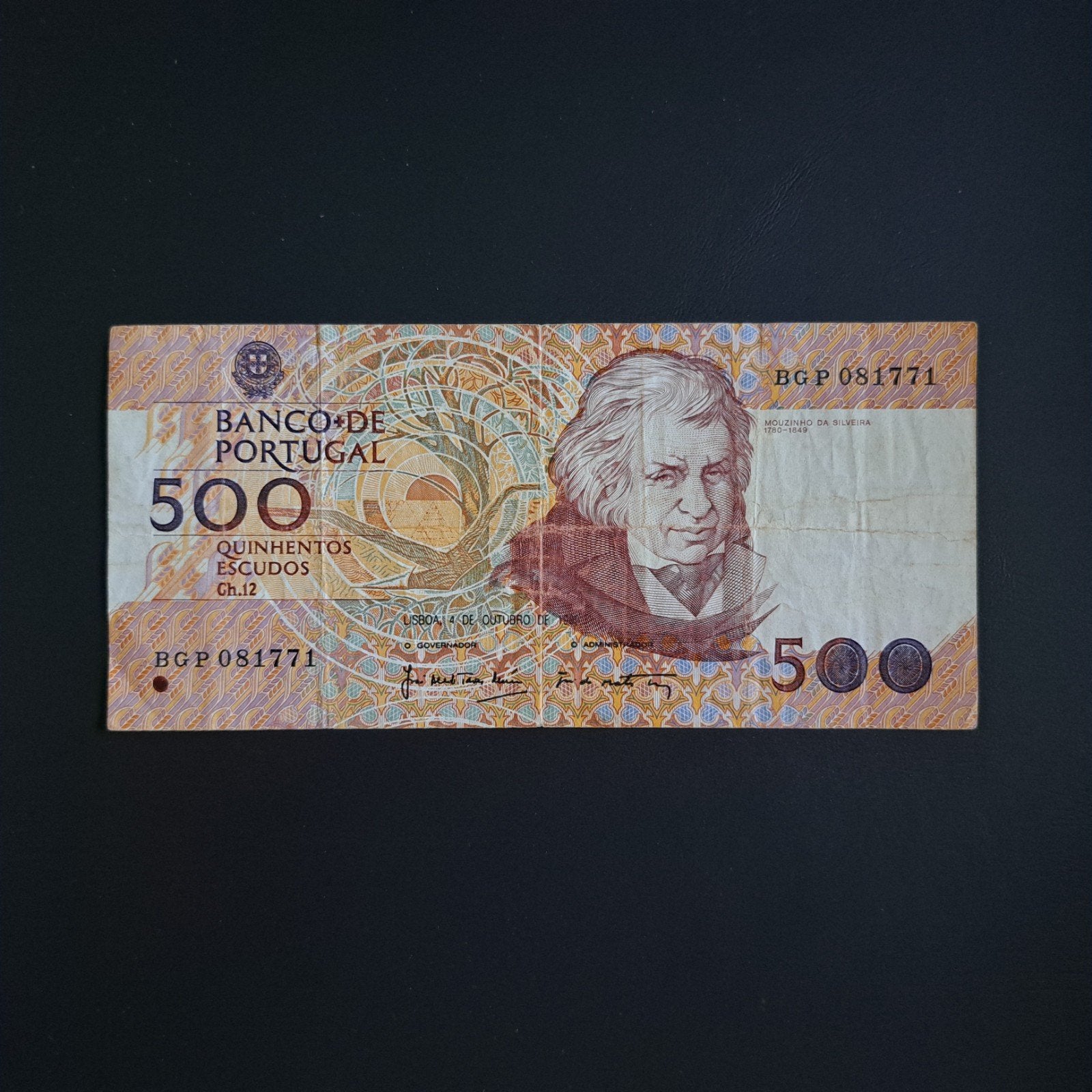 500 escudo Portugal #022, Ophalen of Verzenden, Overige landen, Los biljet