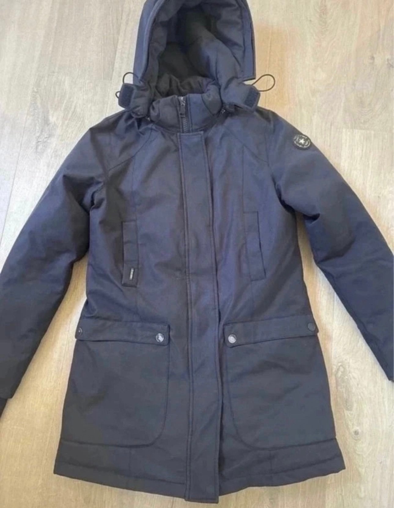 Winterjas Airforce, Ophalen of Verzenden, Gedragen, Maat 38/40 (M), Blauw