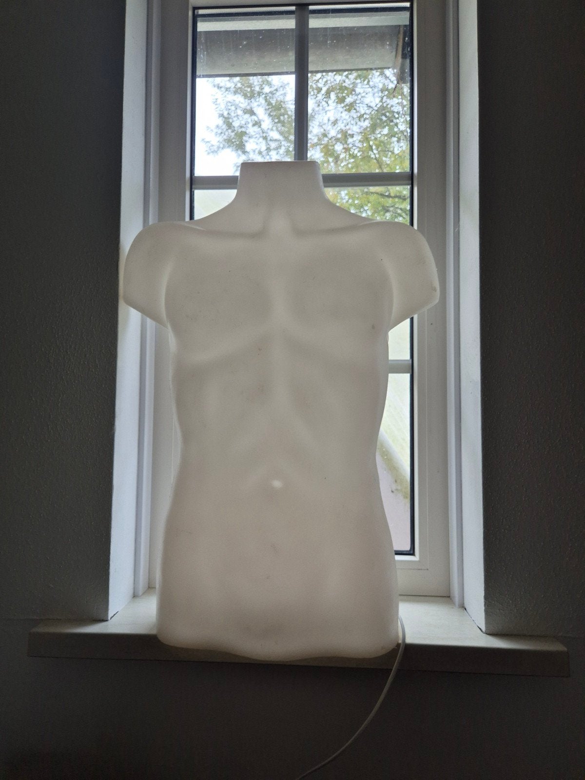 Mannequin Torso Lamp - Unieke Sfeerverlichting, Ophalen, Wit, Overige merken, Kunststof