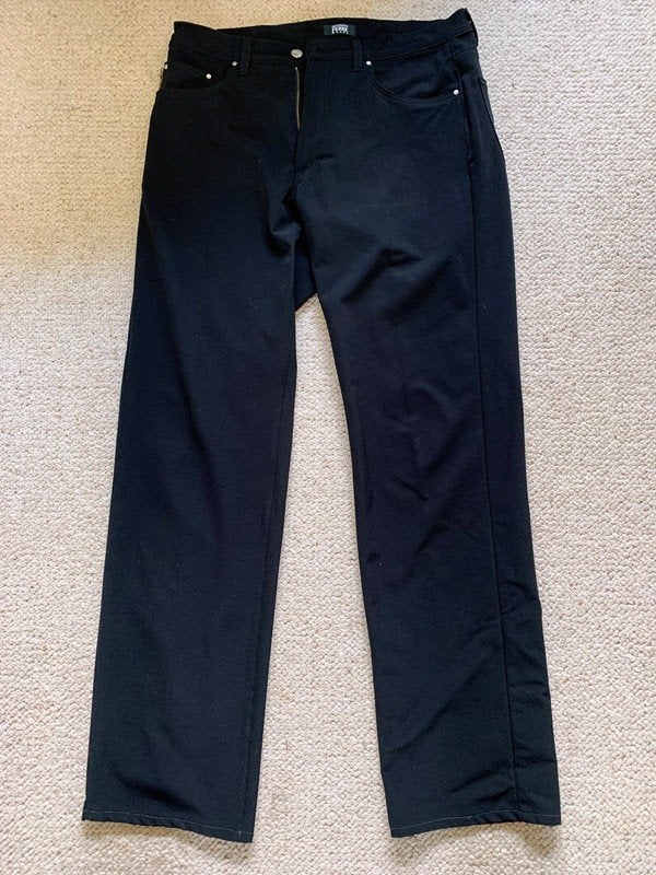 Gianfranco Ferre Jeans - zwarte pantalon, Kleding | Heren, Zwart, Zo goed als nieuw, Gianfranco Ferre, Verzenden
