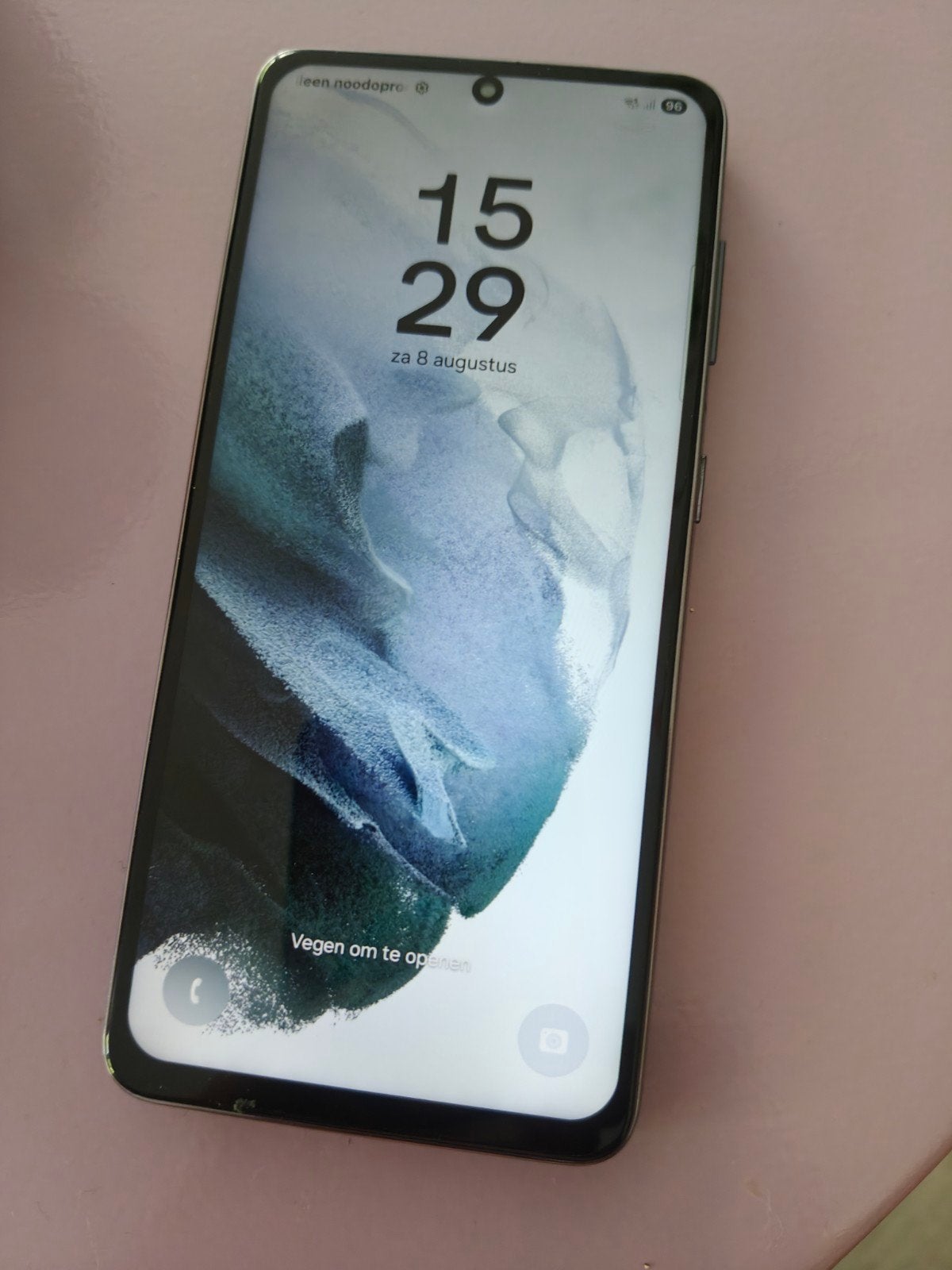 Samsung S21, 5g, 256gb met nieuwe batterij, Ophalen, Zwart, Zo goed als nieuw, Galaxy S21