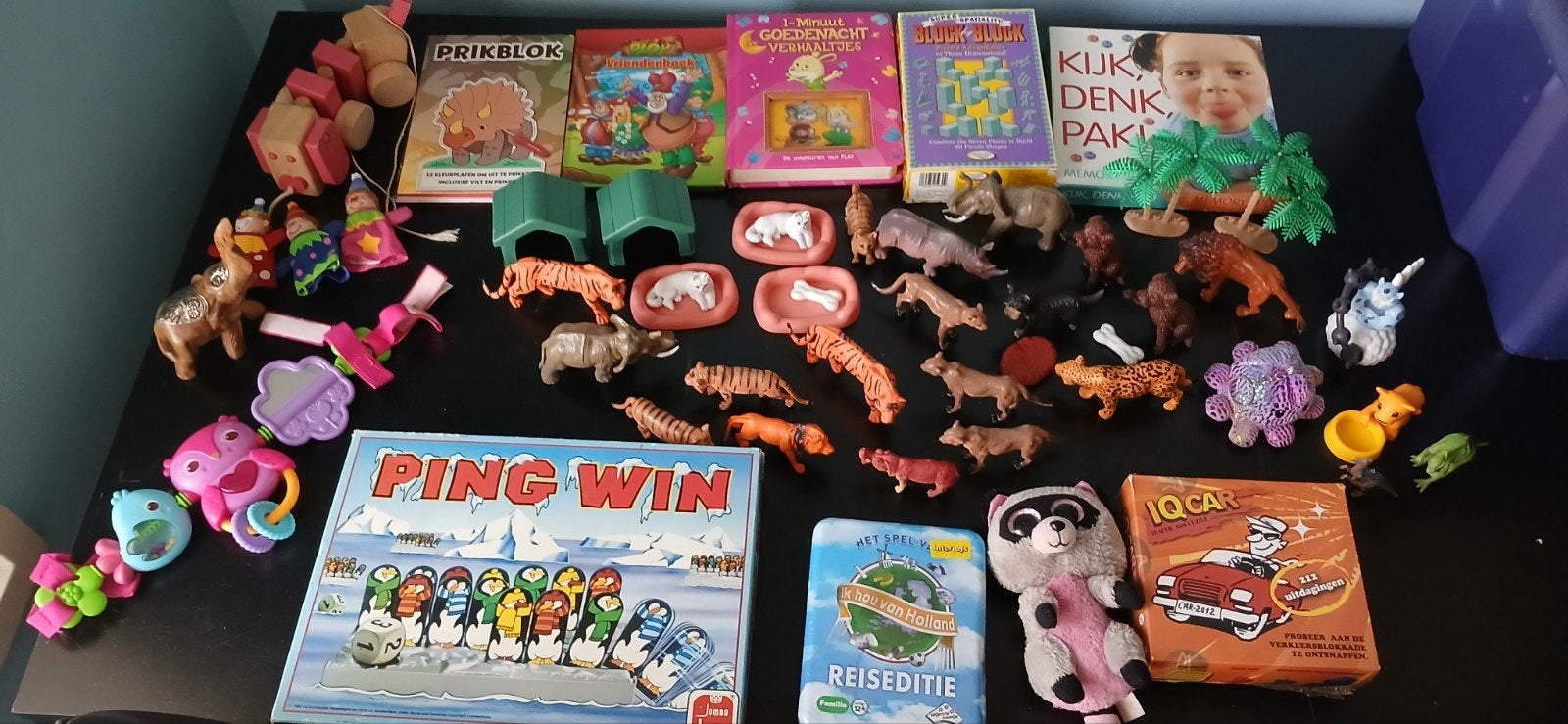 Kinder speelgoed, Ophalen