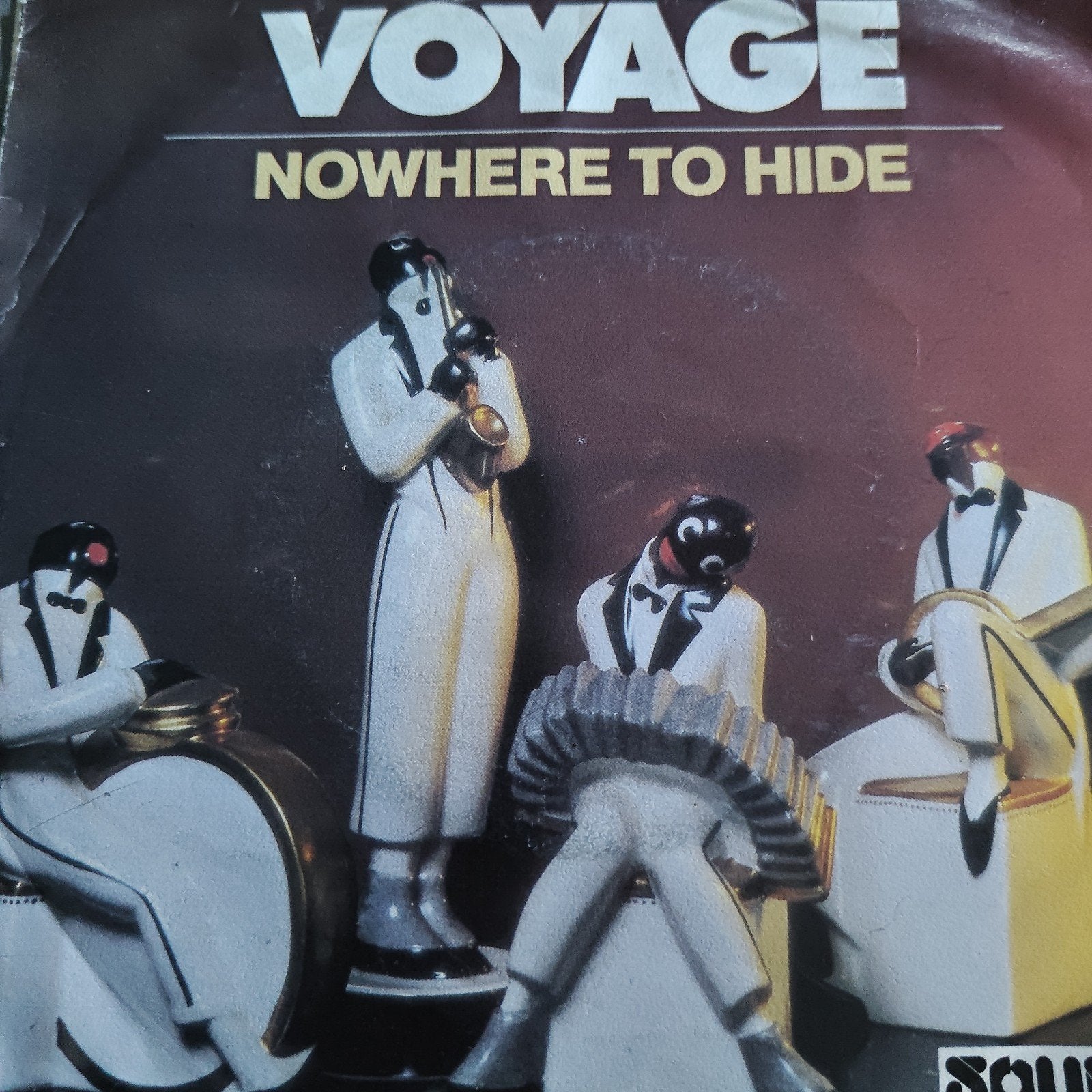 Voyage - Nowhere to Hide (Single), Ophalen of Verzenden, Gebruikt, 7 inch