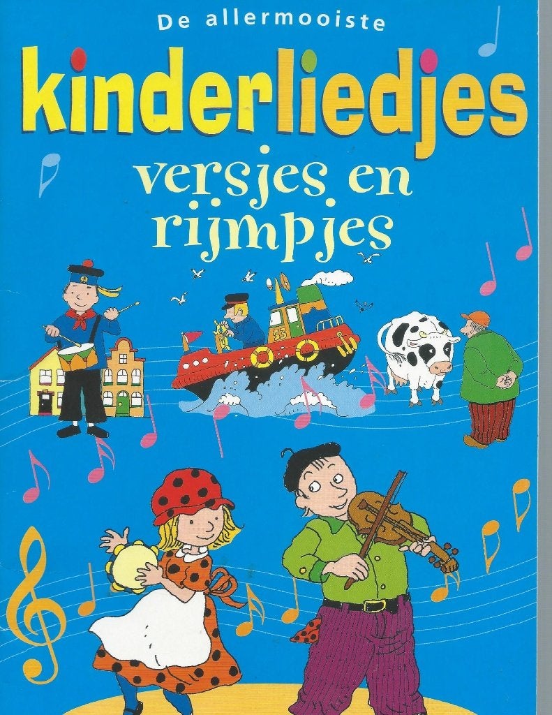 De allermooiste kinderliedjes, versjes en rijmpjes, Muziek en Instrumenten, Bladmuziek, Gitaar, Ophalen of Verzenden, Zo goed als nieuw