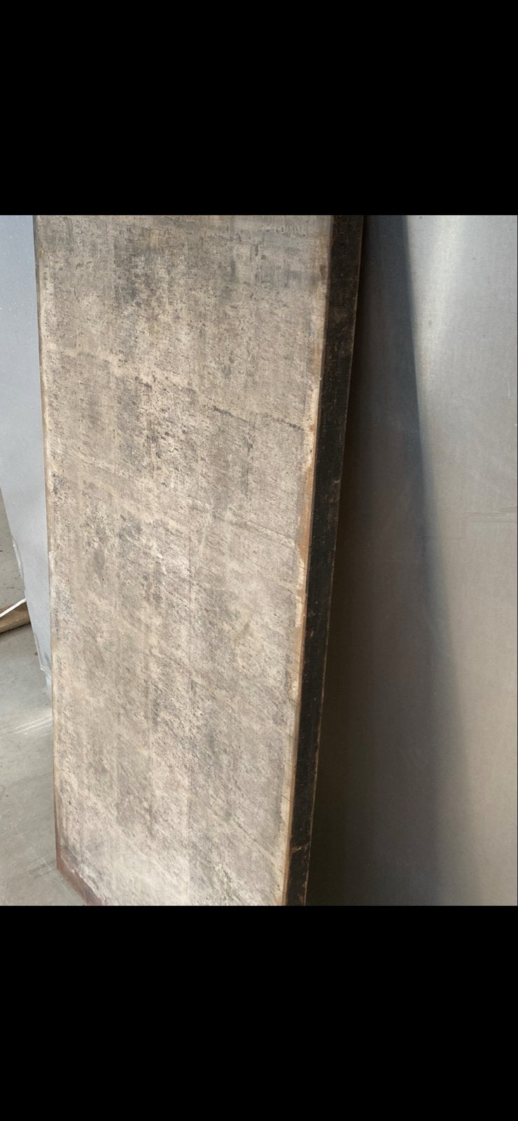 Steenschotten geperst tropisch hardhout 140x70x5 cm