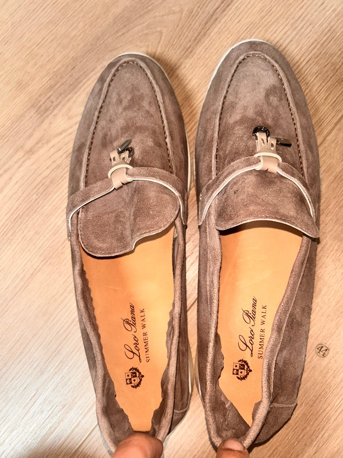 Loro Piana Summer Walk Loafers - Maat 44, Kleding | Heren, Schoenen, Ophalen of Verzenden, Zo goed als nieuw, Bruin, Loafers