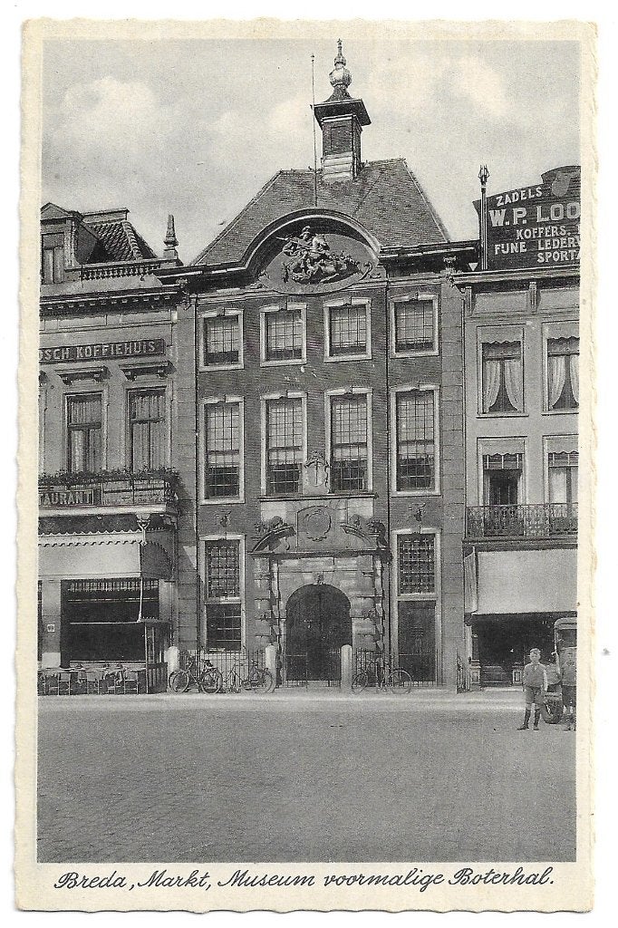 AK Breda - Markt, Museum voormalige Boterhal, Verzenden, 1920 tot 1940, Ongelopen, Noord-Brabant