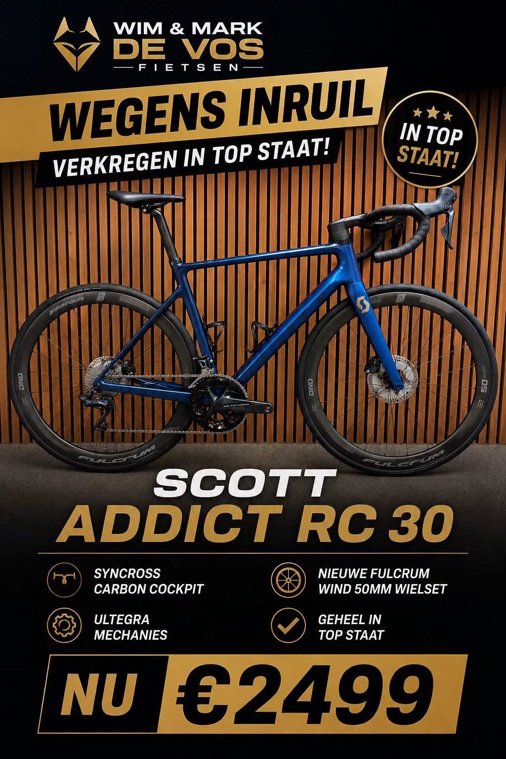 zeer mooie Scott addict 30/ nieuwe carbon wielen en stuur, Carbon, Zo goed als nieuw, Meer dan 20 versnellingen, 53 tot 57 cm