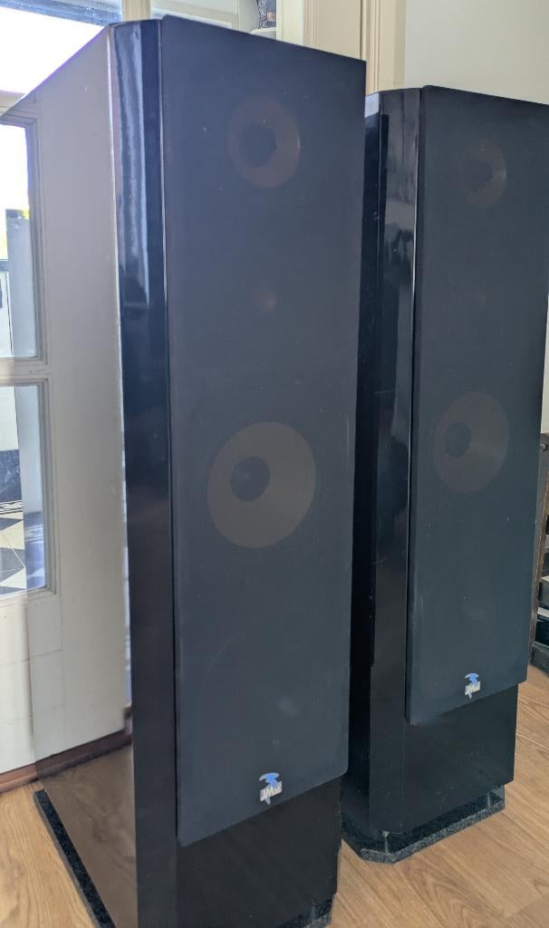 JMlab 710 Onyx k2 vloer speakers (zelfbouw), Audio, Tv en Foto, Luidsprekers, Gebruikt, 120 watt of meer, Front, Rear of Stereo speakers