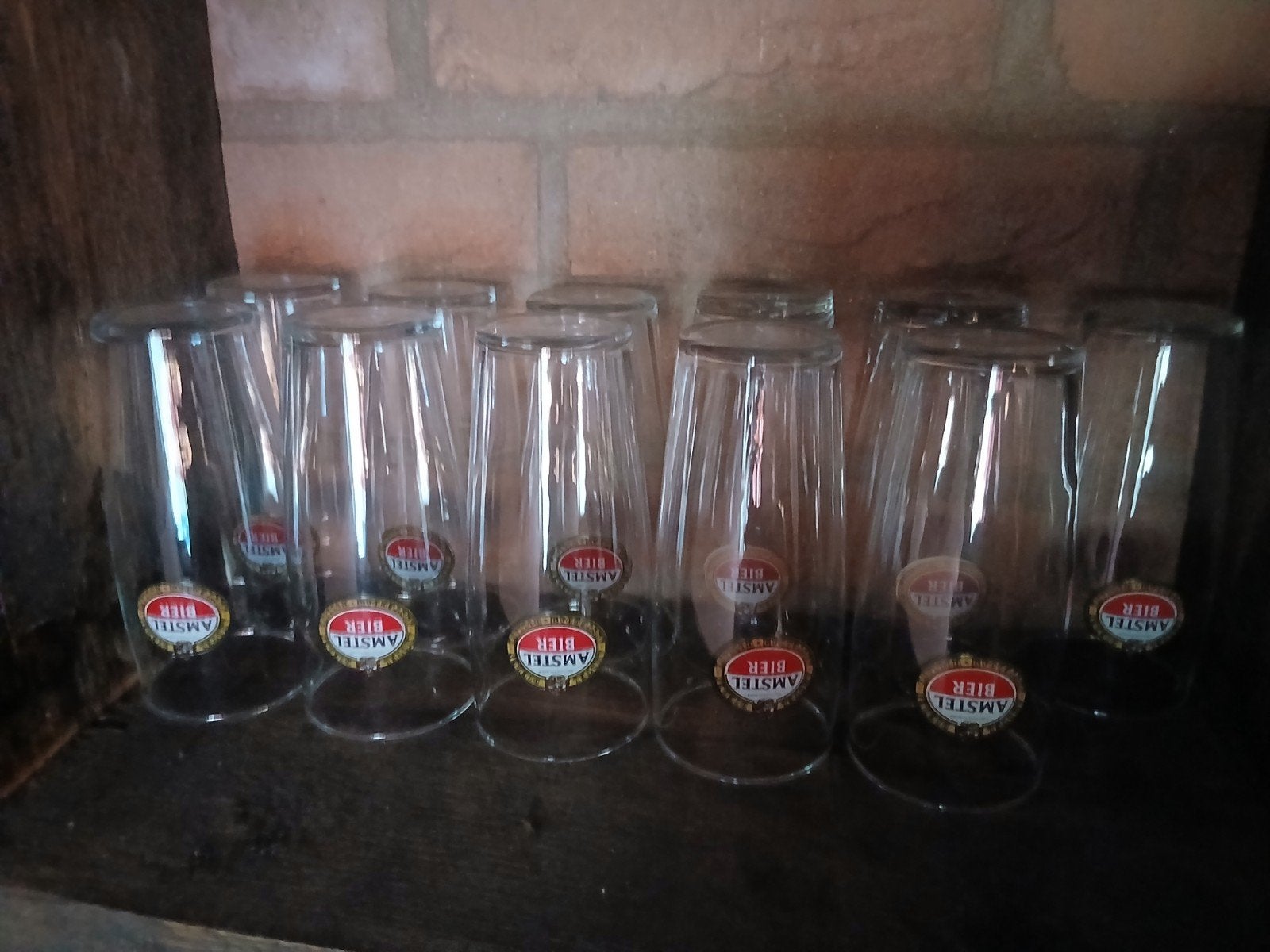 Bierglazen Amstel, Ophalen, Zo goed als nieuw, Glas of Glazen, Amstel