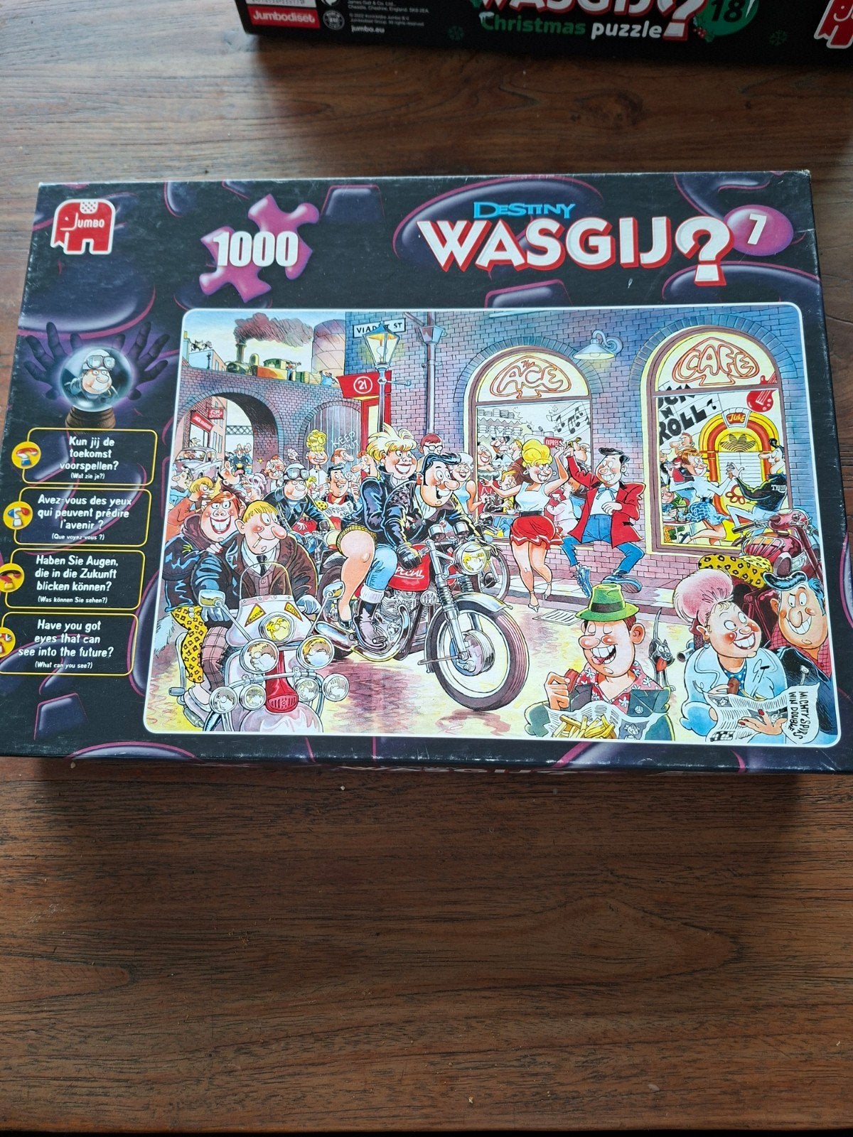 Wasgij destiny 7 rock around the clock 1000 stukjes, Hobby en Vrije tijd, Denksport en Puzzels, Ophalen of Verzenden, 500 t/m 1500 stukjes