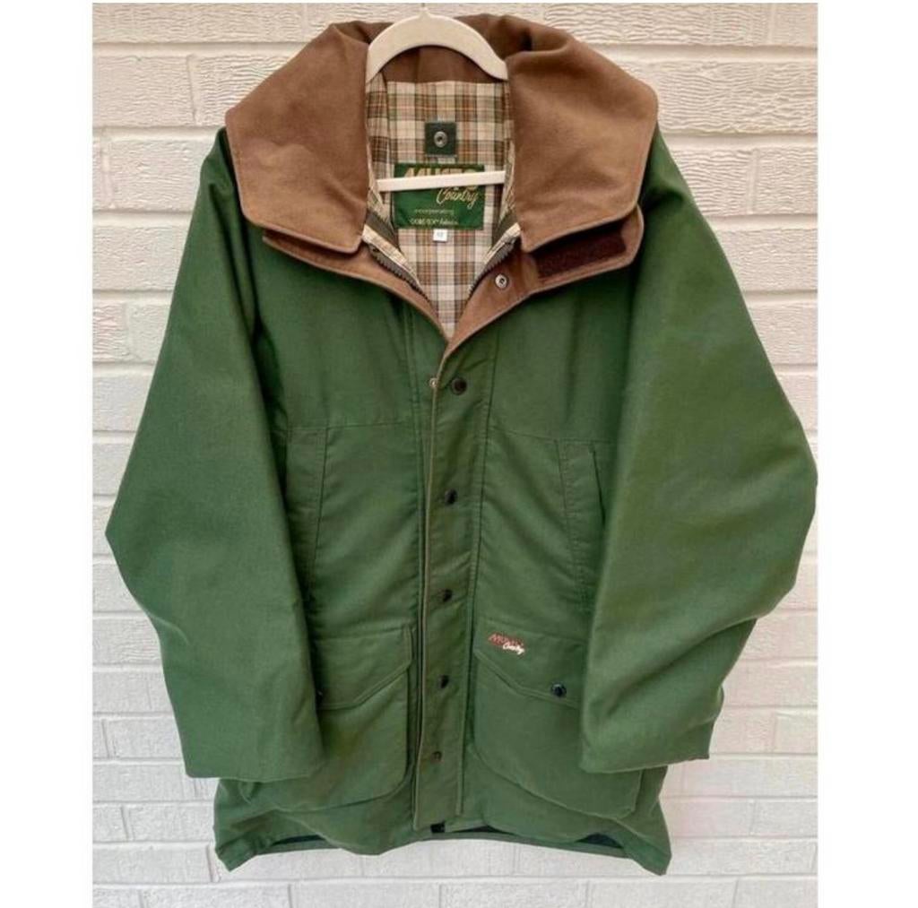 Vintage MUSTO COUNTRY herenjas regenjas heren Jas groen M, Maat 48/50 (M), Ophalen of Verzenden, Zo goed als nieuw, H