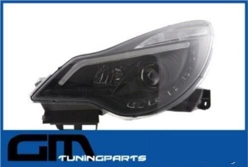 # Led dagrij koplampen opel corsa d # zwarte uitvoering, Auto-onderdelen, -, -, Opel, Nieuw