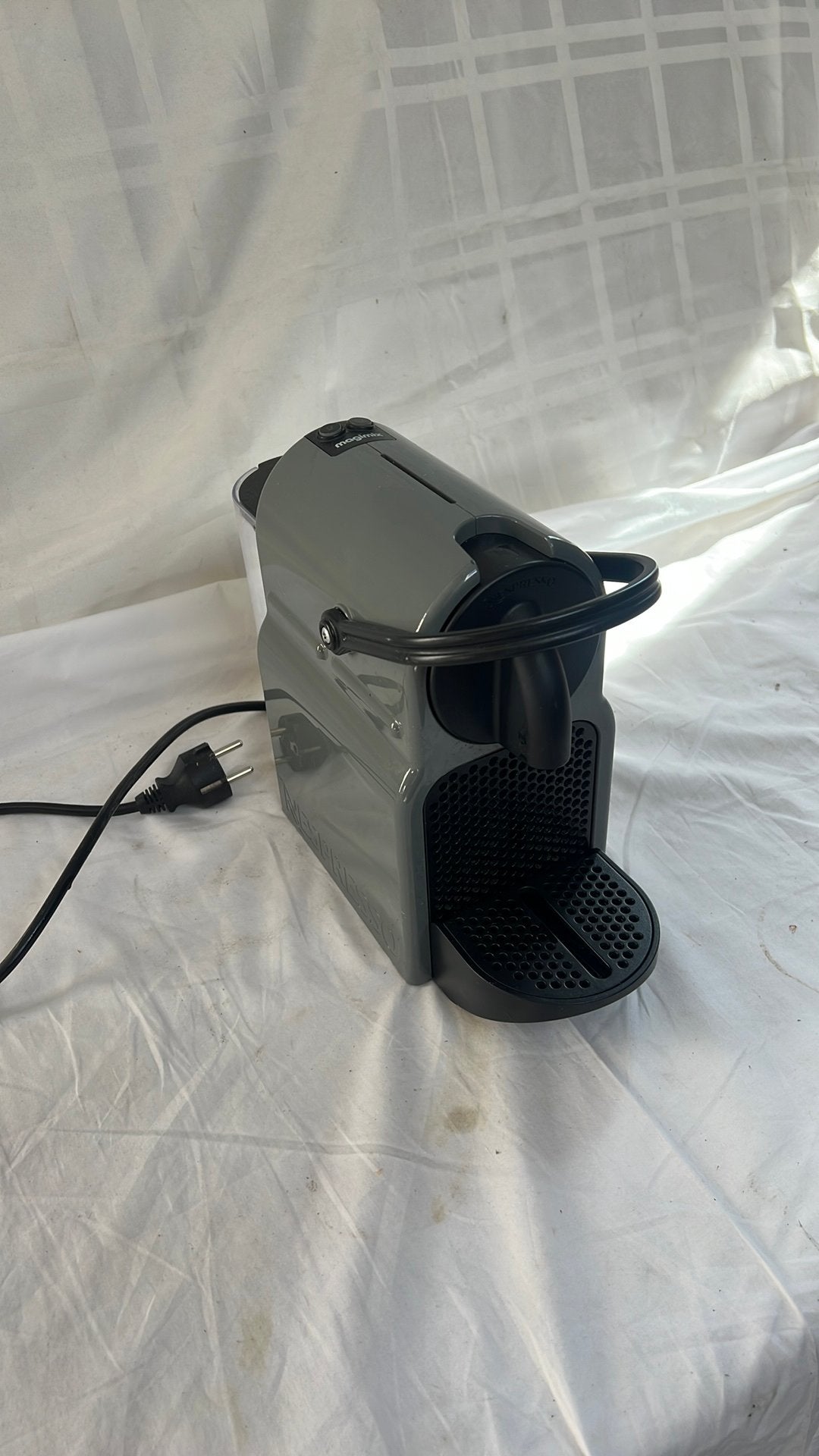 Nespresso magimix, Gebruikt, Espresso apparaat, Ophalen of Verzenden, Koffiepads en cups