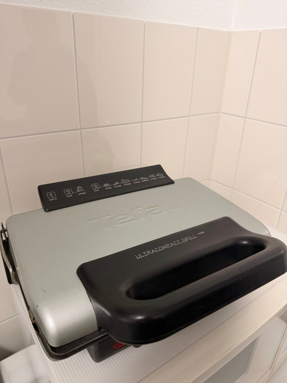 Tefal Ultracompact Grill - Perfect voor tosti's en meer!, Witgoed en Apparatuur, Ophalen, Gebruikt