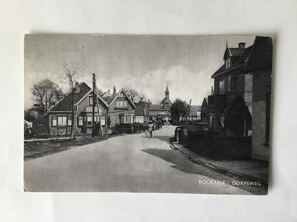 Rockanje Dorpsweg 1946, Verzenden, 1940 tot 1960, Gelopen, Zuid-Holland