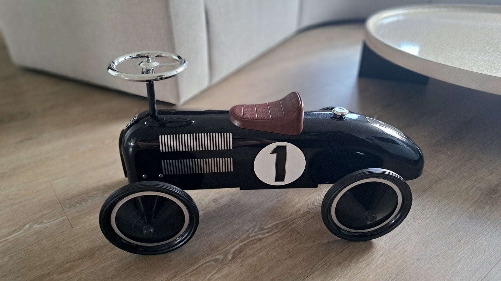 Retro Loopauto Zwart, Verzenden, Gebruikt