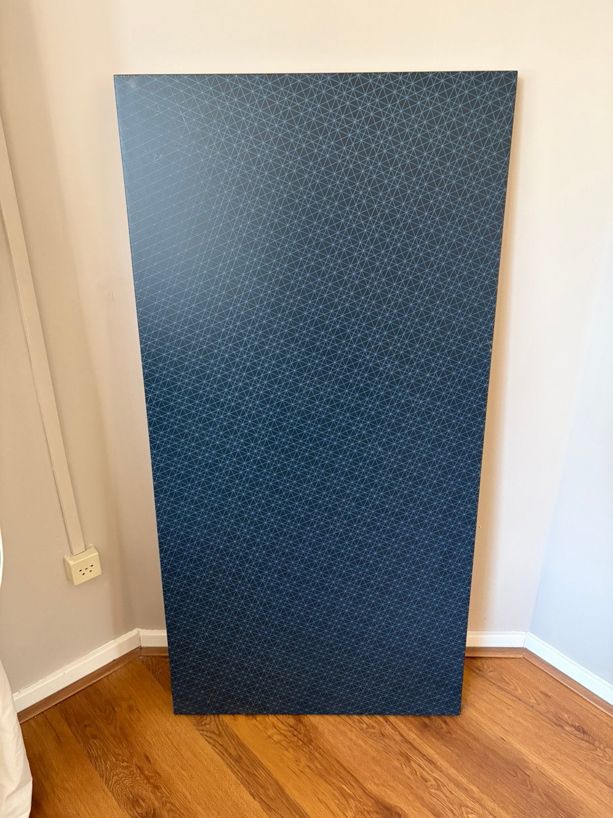 IKEA LINNMON bureaublad 120x60 + 2 OLOV verstelbare poten, Ophalen, 100 tot 150 cm, 50 tot 100 cm, Zo goed als nieuw