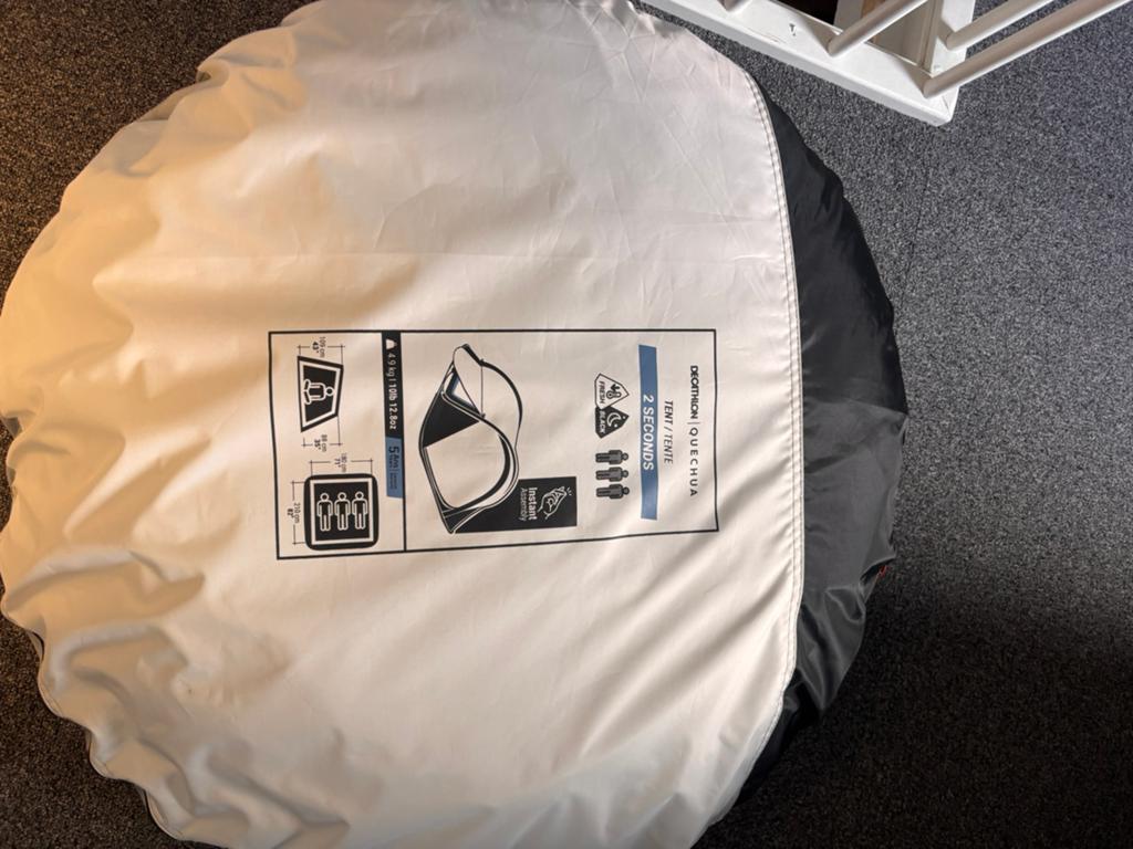 Fresh black pop up tent, Caravans en Kamperen, Tenten, Ophalen, Zo goed als nieuw, Tot en met 3