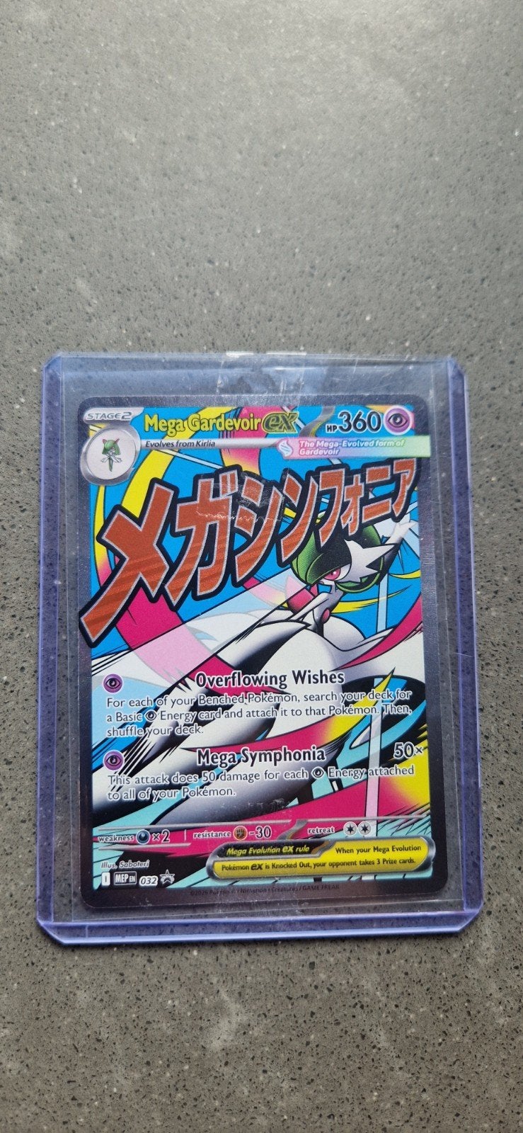 Mega Gardevoir EX Pokemon Kaart MEP EN 032, Ophalen of Verzenden