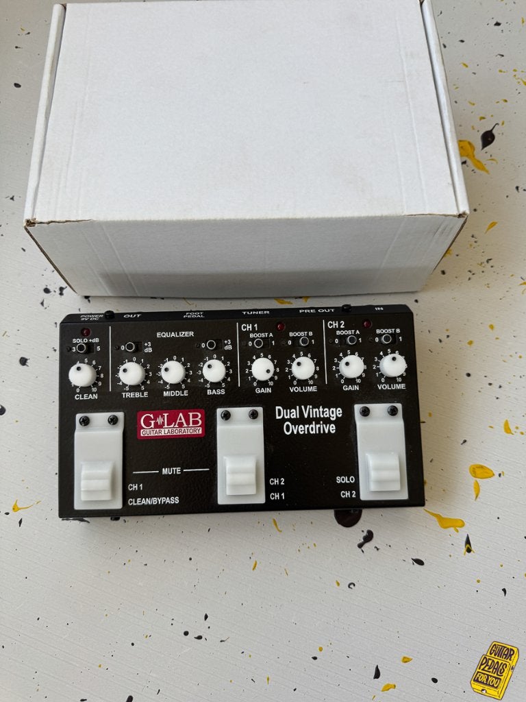 G Lab Dual Vintage Overdrive, Muziek en Instrumenten, G Lab, Ophalen of Verzenden, G Lab, Distortion, Overdrive of Fuzz