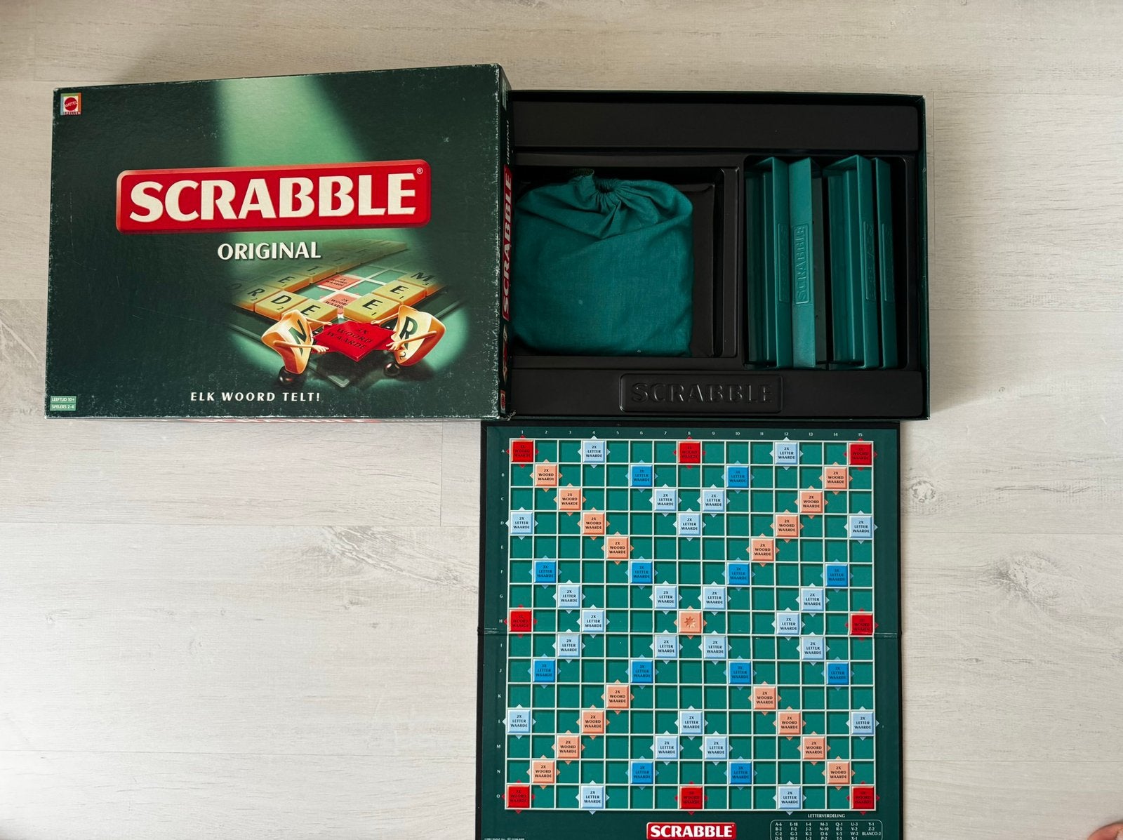 Scrabble, Een of twee spelers, Ophalen, Zo goed als nieuw