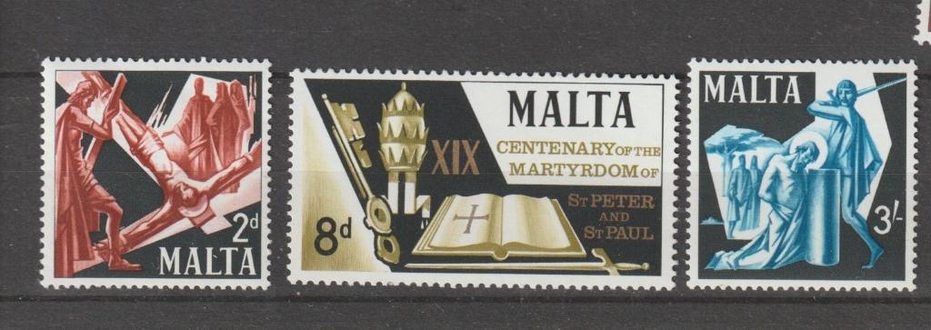 TSS Kavel 340071 Malta   pf minr 353-355, Ophalen, Malta, Postfris