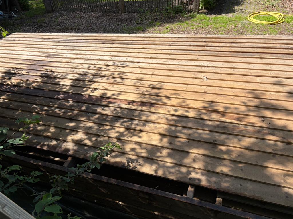Blokhut/tuinhuis/schuur/potdekselplanken, Ophalen, Schuur, Zo goed als nieuw, 400 cm of meer