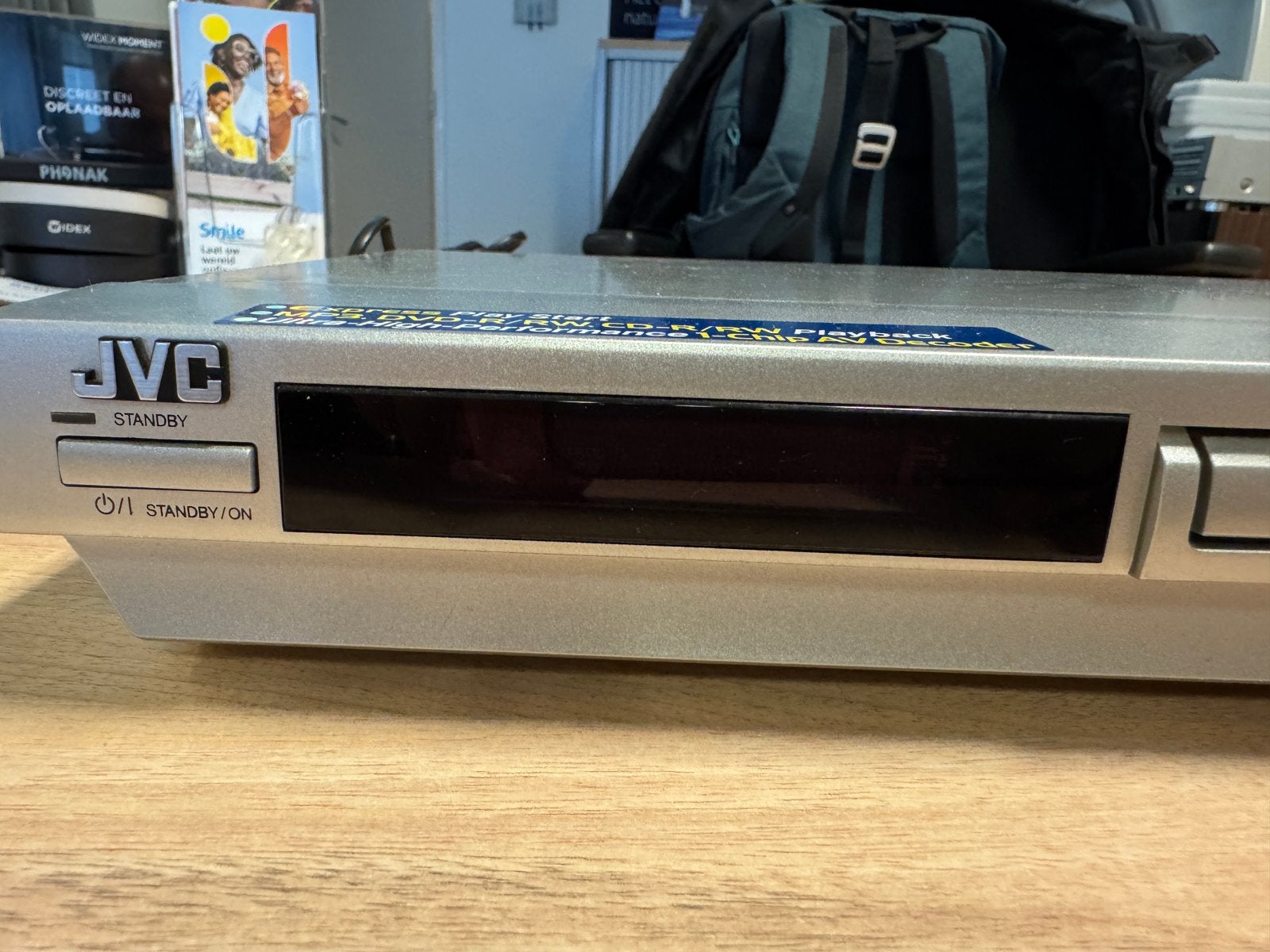 JVC XV-N33 dvd / super VCD / CD SPELER NICE, Ophalen of Verzenden, Zo goed als nieuw, JVC
