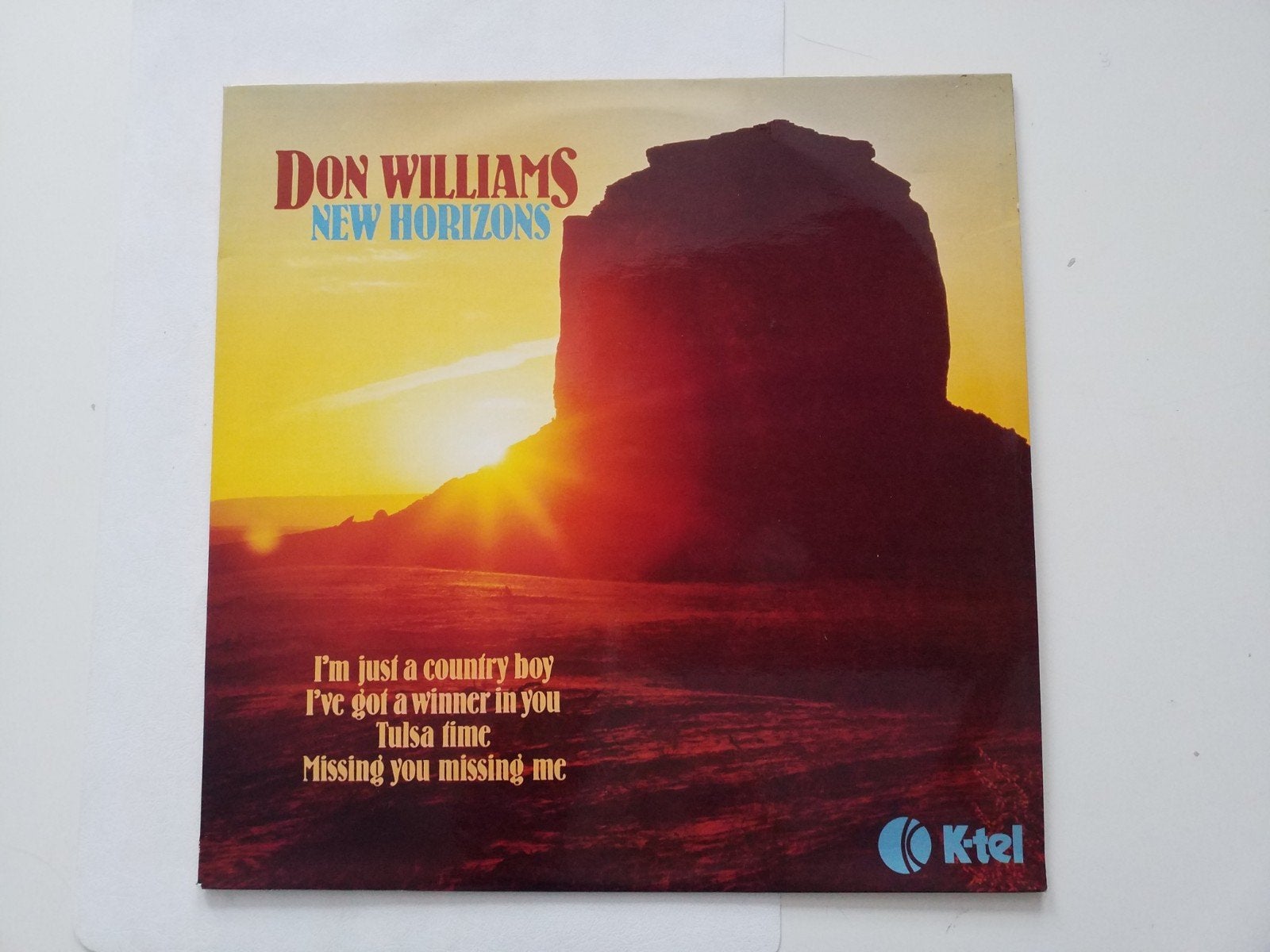 Don Williams : New Horizons, Cd's en Dvd's, Vinyl | Country en Western, LP, Ophalen of Verzenden, Zo goed als nieuw, 12 inch