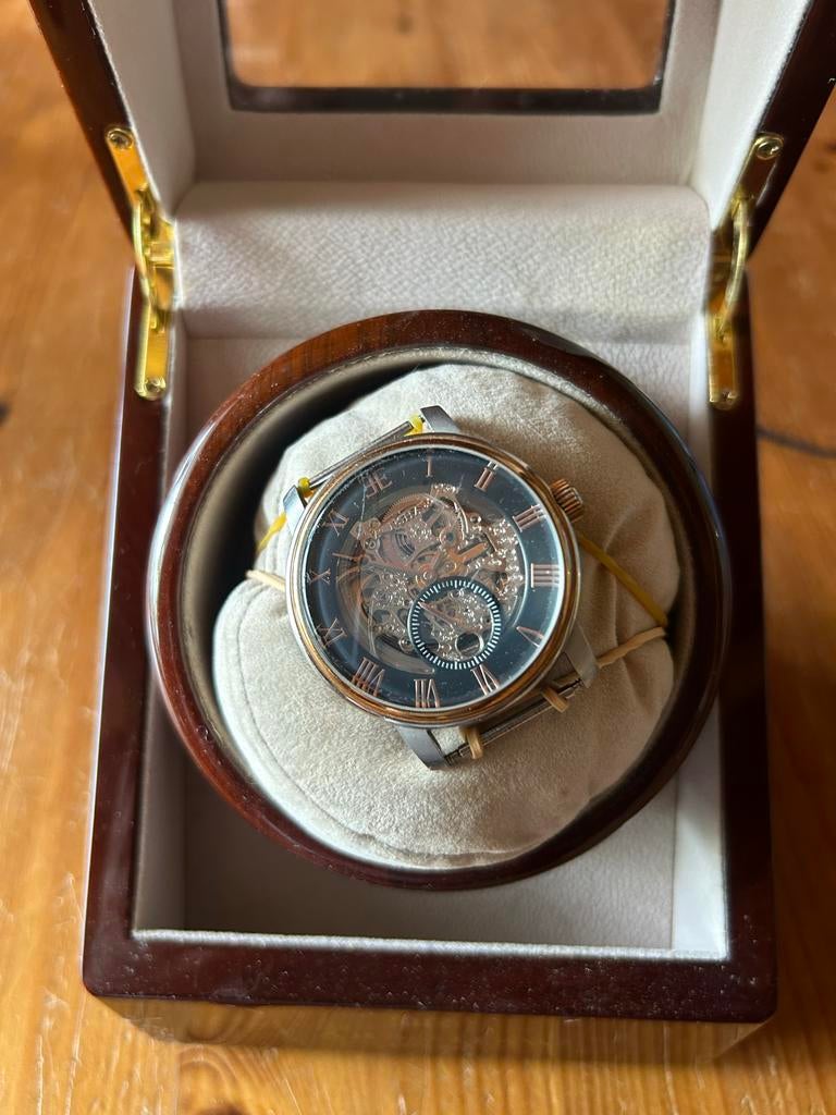 Earnshaw 1805 Automatisch Horloge met Watch Winder, Sieraden, Tassen en Uiterlijk, Horloges | Heren, Overige merken, Staal, Polshorloge