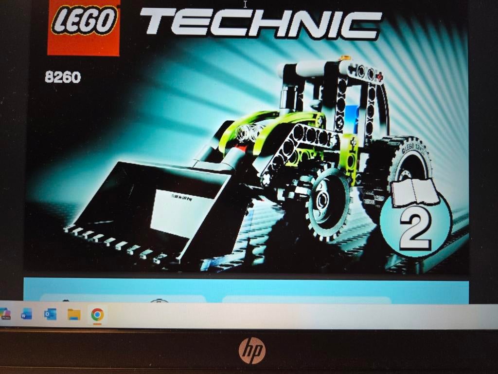 Set 8260 Lego Technic Mini tractor, Ophalen of Verzenden, Zo goed als nieuw