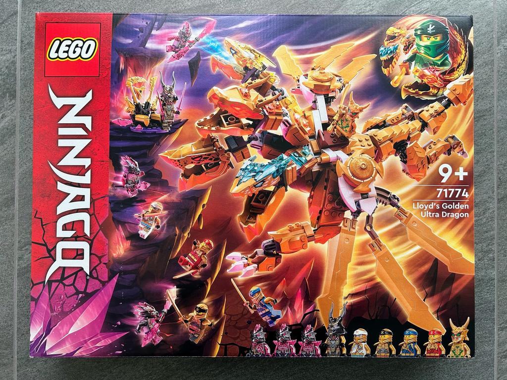 Lego Ninjago 71774 Lloyd’s Golden Ultra Dragon *SEALED*, Nieuw, Ophalen of Verzenden, Compleet, Lego
